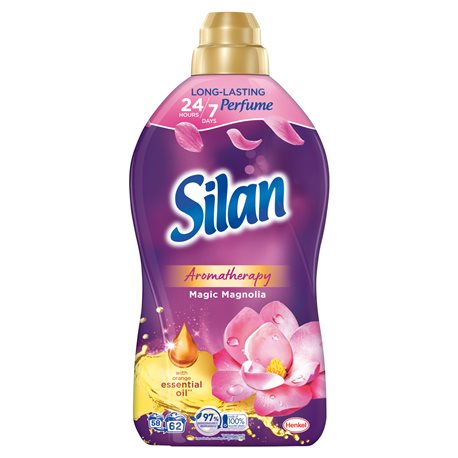 Silan Aromatherapy Magic Magnolia płyn do płukania 62 prania 1364ml
