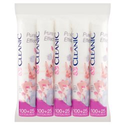 Cleanic Pure Effect Płatki kosmetyczne okrągłe 5 x 125 sztuk