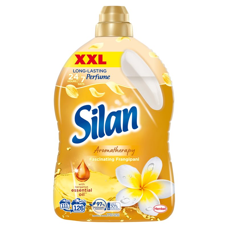 Silan Aromatherapy Fascinating Frangipani Płyn do płukania tkanin 2772 ml (126 prań)