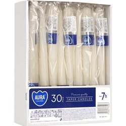 Bispol świeca stożkowa A30 S30-1-011 Ecru