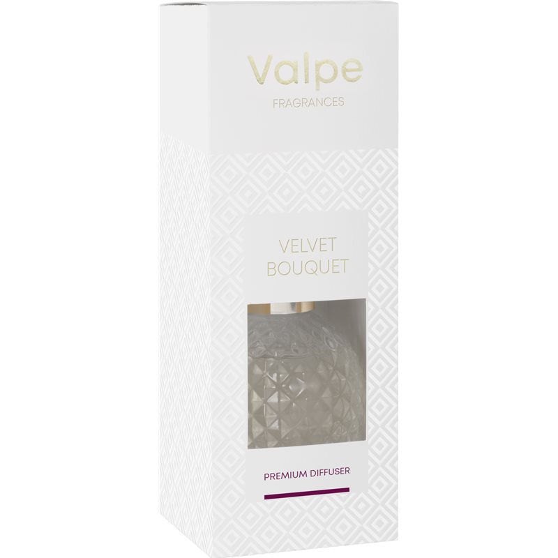 Valpe dyfuzor w kryształowym szkle Aksamitny bukiet 100ml