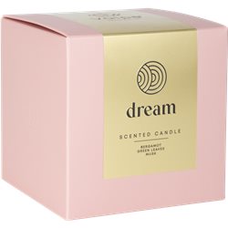 Bispol świeca zapachowa w szkle z drewnianym knotem Dream SN100M-391