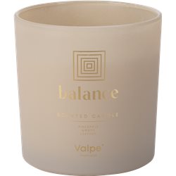 Bispol świeca zapachowa w szkle z drewnianym knotem Balance SN100M-388