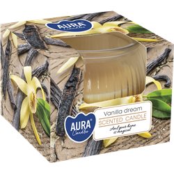 Bispol świeca zapachowa w szkle sn69-349 Waniliowe marzenie