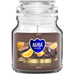 Bispol świeca zapachowa w szkle SND71-340 Czekolada - Pomarańcza