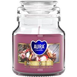 Bispol świeca zapachowa w szkle SND71-195 o zapachu grzanego wina