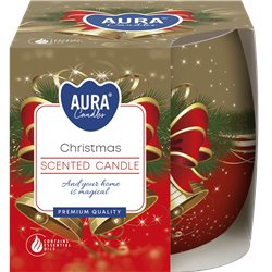 Bispol świeca zapachowa w szkle i folii sn71s- 02 Boże Narodzenie