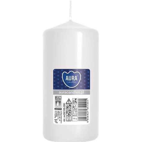 Bispol świeca walec sw50/100-090 biała Bispol świeca walec sw50/100-090 biała