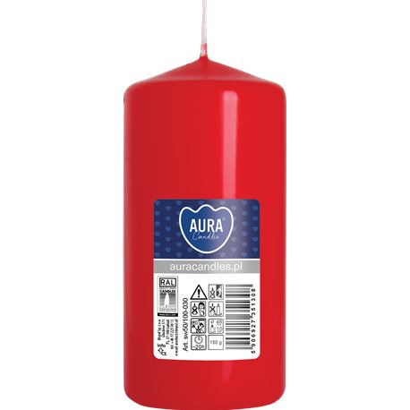 Bispol świeca walec sw50/100-030 czerwony Bispol świeca walec sw50/100-030 czerwony