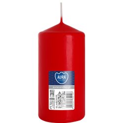Bispol świeca walec SW60/120-030 czerwony