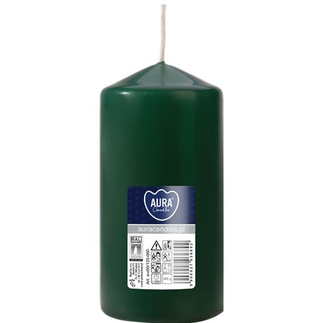 Bispol świeca walec SW60/120-060 butelkowa zieleń