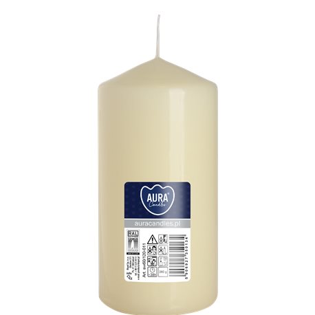 Bispol świeca walec SW60/120-011 ecru Bispol świeca walec SW60/120-011 ecru