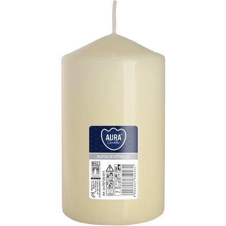 Bispol świeca walec sw70/120 ecru Bispol świeca walec sw70/120 ecru