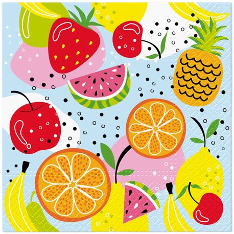 Paw serwetki TAT Fruits Mania 33x33cm TL124100 Paw serwetki TAT Fruits Mania 33x33cm TL124100