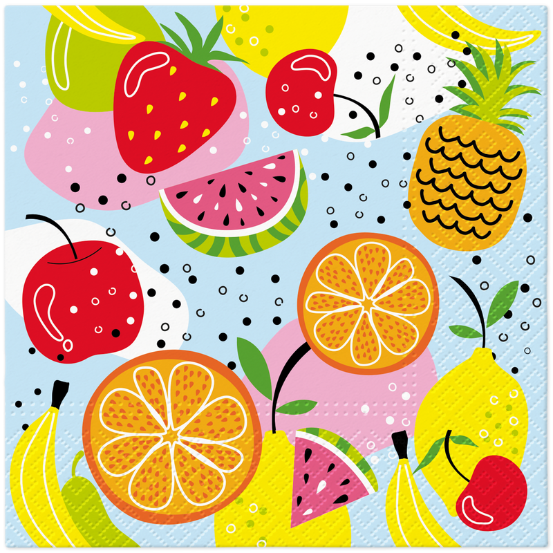 Paw serwetki TAT Fruits Mania 33x33cm TL124100 Paw serwetki TAT Fruits Mania 33x33cm TL124100