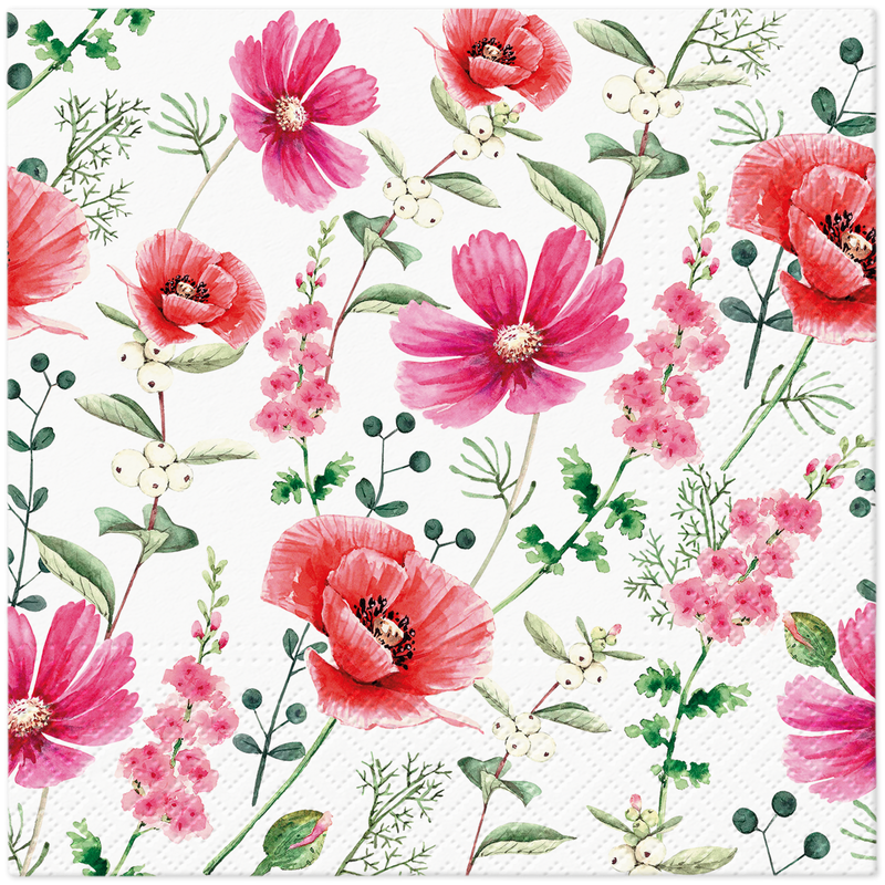 PAW serwetki papierowe Polne Kwiaty 33x33cm TL122300 PAW serwetki papierowe Polne Kwiaty 33x33cm TL122300