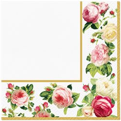 PAW serwetki TaT rosy frame gold TL318009 20 sztuk