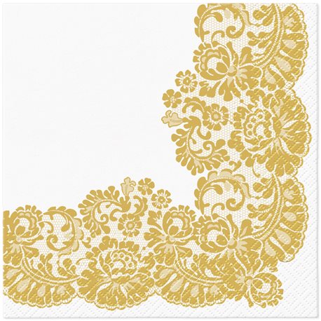 Serwetki Paw Lacy Frame Gold TL702609 Serwetki Paw Lacy Frame Gold TL702609