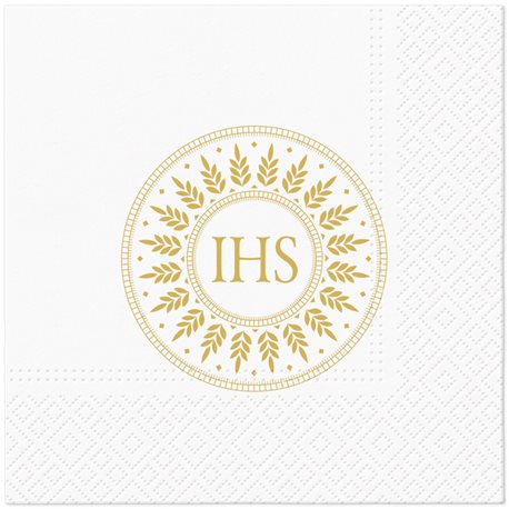 PAW serwetki na I Komunię Blessed Time Gold 33x33m SDL101309 20szt