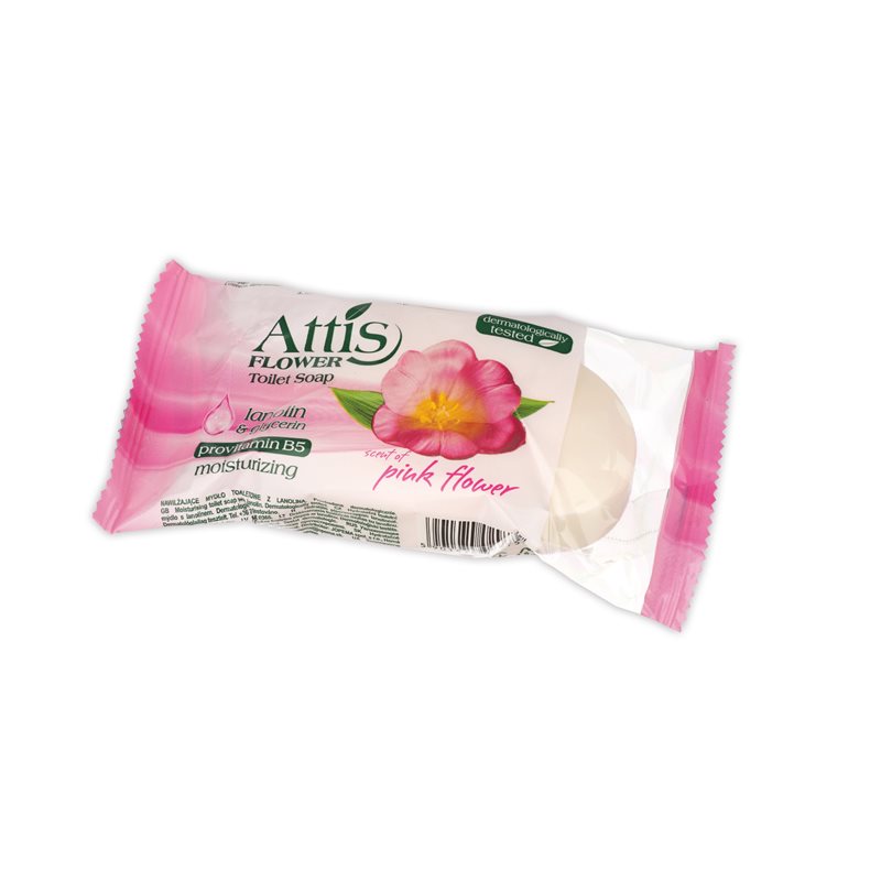 Attis mydło toaletowe Pink flower 100g Attis mydło toaletowe Pink flower 100g
