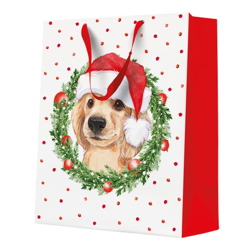 Paw Torba Boże narodzenie Xmas dog large Paw Torba Boże narodzenie Xmas dog large