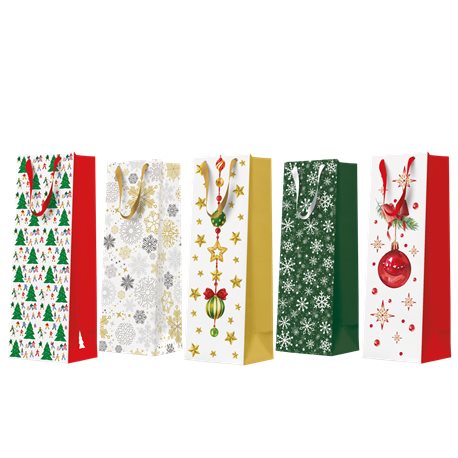 PAW torebki ozdobne na butelki MIX 10szt AGB2016004 PAW torebki ozdobne na butelki MIX 10szt AGB2016004