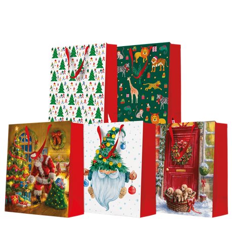 PAW torebki ozdobne na prezenty MIX 10szt AGB2016005 PAW torebki ozdobne na prezenty MIX 10szt AGB2016005