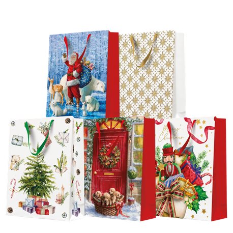 PAW torebki ozdobne na prezenty MIX 10szt AGB2016002 PAW torebki ozdobne na prezenty MIX 10szt AGB2016002