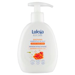Luksja Silk Care Kremowe mydło w płynie łagodzące nagietek i lilia 250 ml
