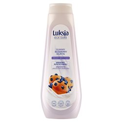 Luksja Silk Care Kremowy płyn do kąpieli Smakowita Jagodowa Babeczka 900 ml