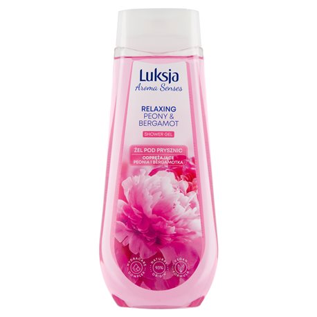 Luksja Aroma Senses Żel pod prysznic odprężające peonia i bergamotka 500 ml Luksja Aroma Senses Żel pod prysznic odprężające peonia i bergamotka 500 ml