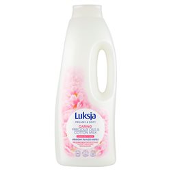 Luksja Creamy & Soft Kremowy płyn do kąpieli pielęgnujące drogocenne olejki mleczko bawełniane 1,5 l