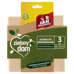 Jan Niezbedny Zielony Dom ściereczki perforowane 3 szt