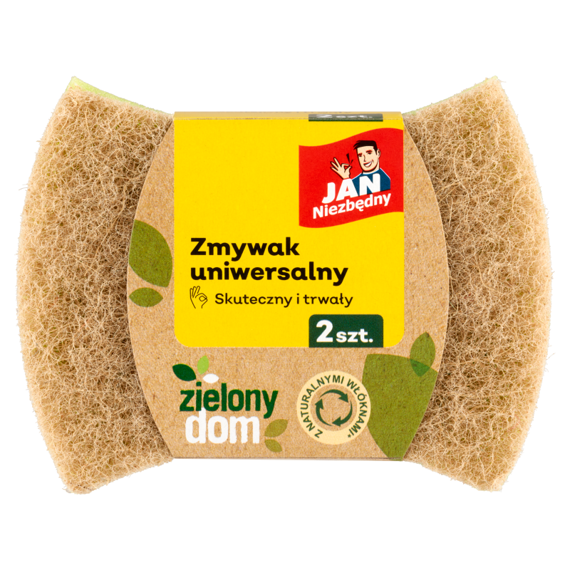 Jan Niezbędny Zielony Dom zmywak uniersalny 2szt Jan Niezbędny Zielony Dom zmywak uniersalny 2szt