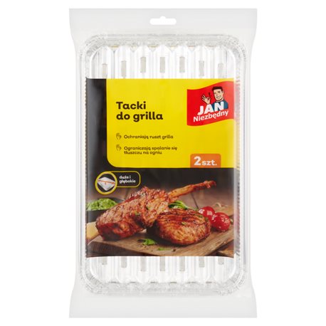 Jan Niezbędny Tacki do grilla duże 2szt Jan Niezbędny Tacki do grilla duże 2szt