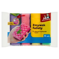 Jan Niezbędny Zmywak falisty 4szt