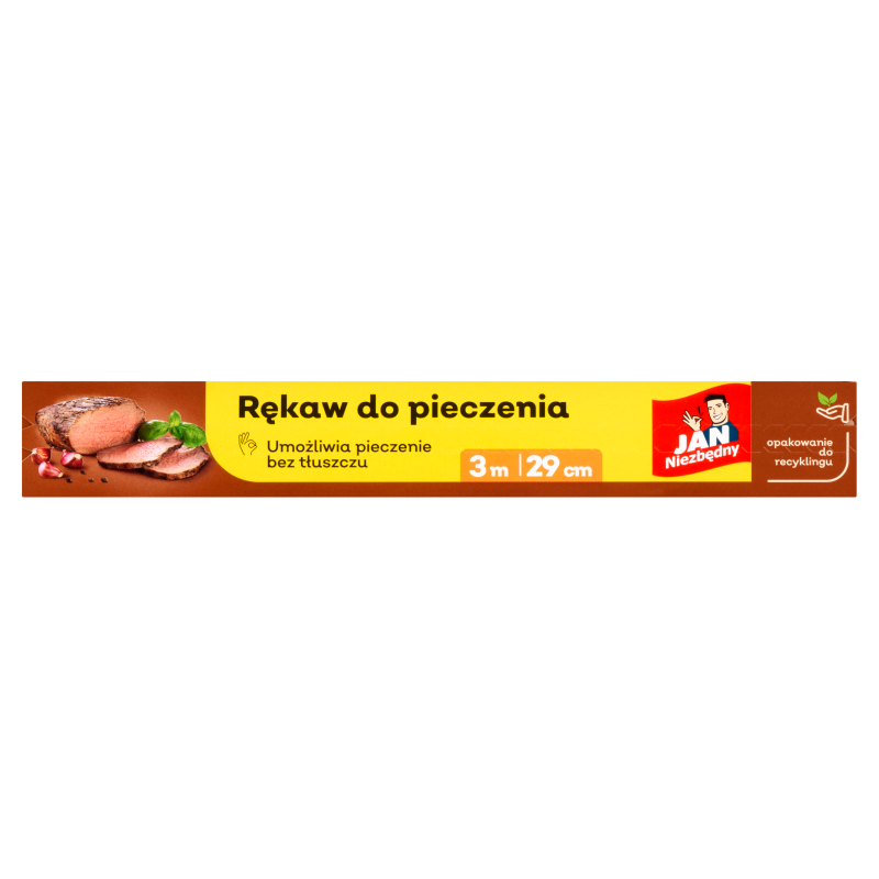 Jan Niezbędny Rękaw do pieczenia mięsa i warzyw 3 m x 29 cm Jan Niezbędny Rękaw do pieczenia mięsa i warzyw 3 m x 29 cm