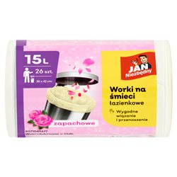 Jan Niezbędny Worki LD Łazienkowe zawiązywane 15l 26szt