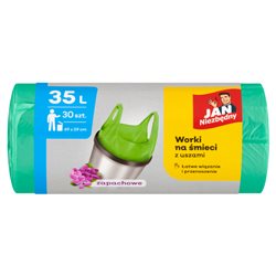 Jan Niezbędny Worki na śmieci T-shirt 35 l 30 sztuk