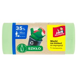 Jan Niezbędny Worki do segregacji zielone 35l 20szt