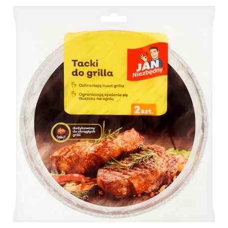 Jan Niezbędny Tacki do grilla 2 sztuki Jan Niezbędny Tacki do grilla 2 sztuki