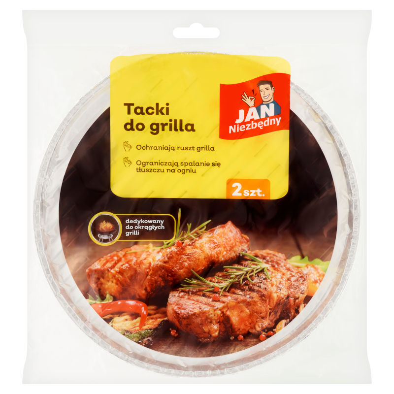 Jan Niezbędny Tacki do grilla 2 sztuki Jan Niezbędny Tacki do grilla 2 sztuki