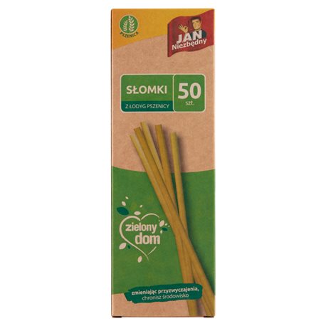 Jan Niezbędny Zielony Dom słomki ze słomy 50szt