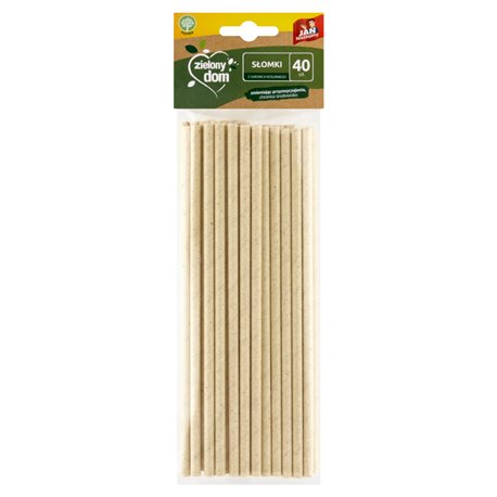Jan Niezbędny Zielony Dom SŁOMKI Z PAPIERU 40 szt. Jan Niezbędny Zielony Dom SŁOMKI Z PAPIERU 40 szt.