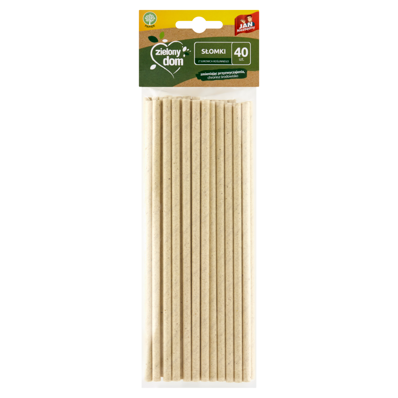 Jan Niezbędny Zielony Dom SŁOMKI Z PAPIERU 40 szt. Jan Niezbędny Zielony Dom SŁOMKI Z PAPIERU 40 szt.