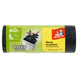 Jan Niezbędny Worki na śmieci 60 l 26 sztuk