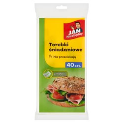 Jan Niezbędny Torebki śniadaniowe wodoodporne 40 sztuk
