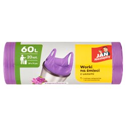 Jan Niezbędny Worki na śmieci 60 l 20 sztuk