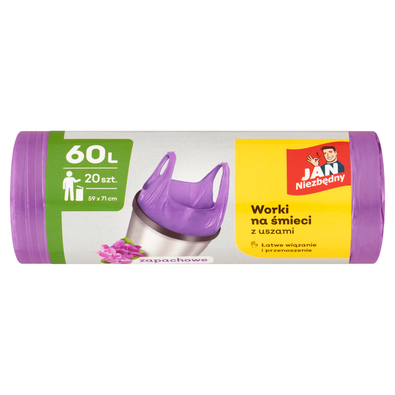 Jan Niezbędny Worki na śmieci 60 l 20 sztuk