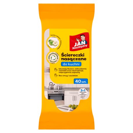Jan Niezbędny ściereczki nasączane do kuchni 40szt